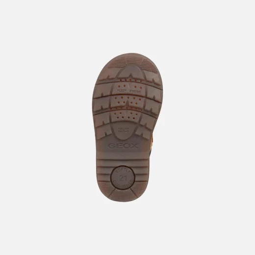 Geox Hynde Baby Waterproof Ankle Boot in Biscuit Brown Nubuck for Boys, Breathable Design, Autumn/Winter Wear, Size 23, Fast Delivery and Easy Exchange - Geox - Image 6