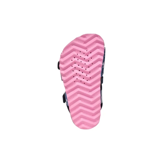 CHALKI BABY Girls Sandals Navy Open Toe Pearlescent Leather Effect Anatomic Breathable Design Adjustable Riptape Closure Size 26 for Baby Girls Casual Styling Footwear - Geox - Image 19