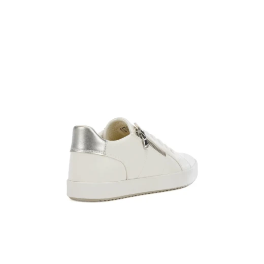 Geox Blomiee Woman Off White Sneakers Breathable Waterproof Membrane 38 European Size Classic Rubber Sole Comfortable All Day Long Easy Exchange - Geox - Image 4