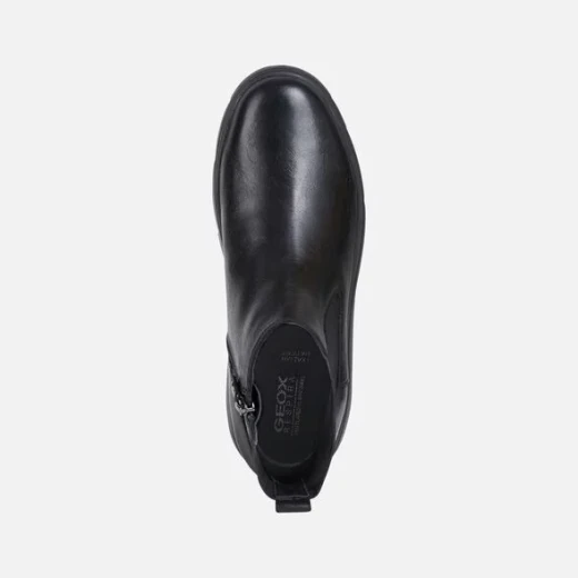 Geox Arlara Women's Ankle Boots Black Nappa Leather Comfortable Breathable Slip On Boots Urban Panache Style Size 36 Fast Delivery - Geox - Image 5