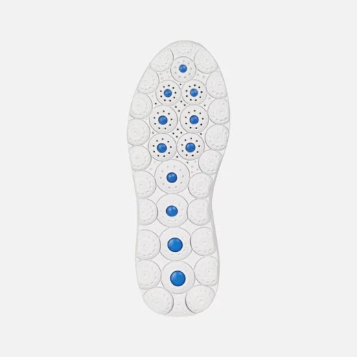 Geox Spherica Woman's Low Cut Sneaker Grey Knitted Effect Upper Ultra Comfortable Breathable Cushioning Design Size 41 Fast Delivery Easy Exchange - Geox - Image 3