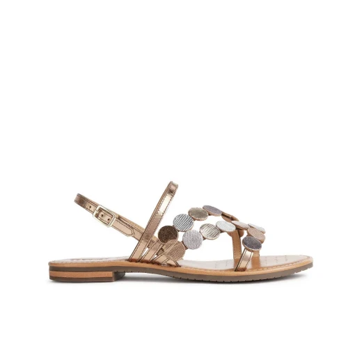 Geox SOZY S Woman Bronze Flat Sandal Printed Leather Metallic Design Summertime Ensemble 36. Contemporary Versatile Style with Fast Delivery and Easy Exchange Geox SOZY S Woman Bronze Flat Sandal Printed Leather Metallic Design Summertime Ensemble 36. Contemporary Versatile Style with Fast Delivery and Easy Exchange