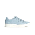 Lauressa Woman Sneakers Light Blue Suede Tennis Shoe Style Size 37 - Geox
