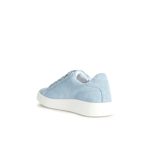 Lauressa Woman Sneakers Light Blue Suede Tennis Shoe Style Size 37 - Geox - Image 4