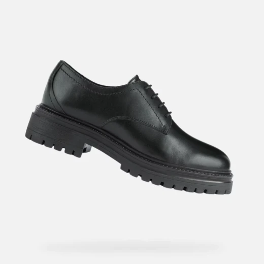 حذاء جيوكس إيريديا نسائي أسود مسامي ومقاوم للماء مقاس 40 بتقنية حاصلة على براءة اختراع لتوفير الراحة والجفاف طوال اليوم