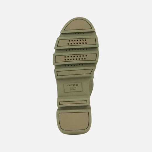 Geox Vilde Woman Pistachio Green Suede Loafers with Kiltie Fringe and Metal Buckle Detail, Size 36, Contemporary Urban Style - Geox - Image 6