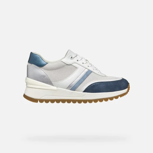Desya Woman Sneakers Off White 36 Lightweight Breathable Casual Shoes - Geox - Image 2