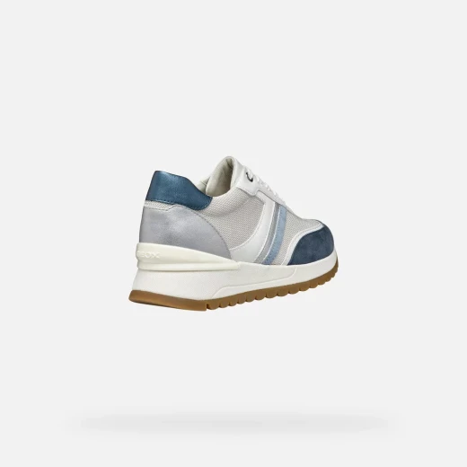 Desya Woman Sneakers Off White 36 Lightweight Breathable Casual Shoes - Geox - Image 3
