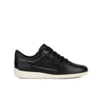 Geox Myria Woman Sneakers Black Nappa Leather Low Cut 36 Lightweight Flexible Design Stylish Edgy Aesthetic Fast Delivery Easy Exchange - Geox