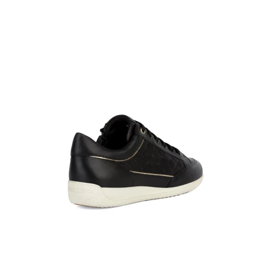 Geox Myria Woman Sneakers Black Nappa Leather Low Cut 36 Lightweight Flexible Design Stylish Edgy Aesthetic Fast Delivery Easy Exchange - Geox - Image 5