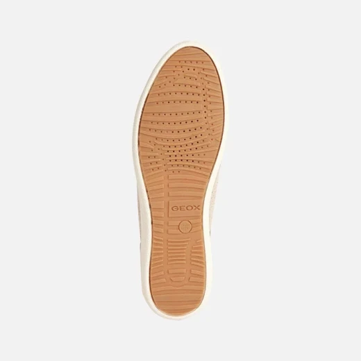 Geox Myria Woman Sneakers Light Taupe Suede And Metallic Leather Upper Comfortable And Breathable 38 Casual Athleisurewear Fast Delivery Easy Exchange - Geox - Image 6