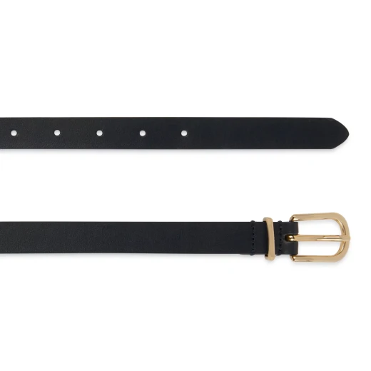 Geox Women's Navy Blue Nappa Leather Belt 2cm Wide, Size 85, Featuring a Classic Rounded Buckle, Perfect for Casual Outfits and Easy Matching. Crafted from Supple Leather. - Geox - Image 2