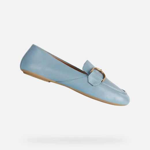 Geox Palmaria Woman Loafer Light Blue Nappa Leather Breathable Lightweight Urban Style Buckle Detail Summer 37 Comfortable Casual Shoes Fast Delivery Easy Exchange Geox Palmaria Woman Loafer Light Blue Nappa Leather Breathable Lightweight Urban Style Buckle Detail Summer 37 Comfortable Casual Shoes Fast Delivery Easy Exchange