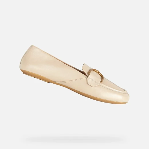 Geox Palmaria Woman Loafer Cream 36 Breathable Lightweight Urban Style - Geox - Image 2