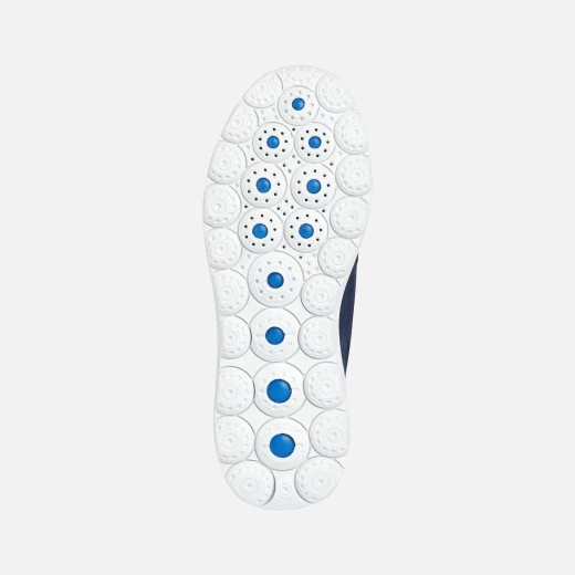 Geox Spherica Woman Navy Sneakers: Size 37 Low Cut Urban Shoes with Suede and Mesh Upper. Features Hi Tech Outsole for All Day Comfort and Cushioning. D35NUA.02214.C4002 - Geox - Image 6