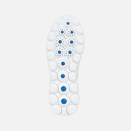 Geox Spherica Woman's Low Cut Sneakers White Nappa Leather & Mesh Upper Cushioned Outsole Size 37 Urban Style - Geox - Image 6