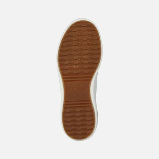 حذاء رياضي نسائي جيوكس داليلا أبيض و ذهبي جلد نابا مقاس 36 حذاء رياضي خفيف الوزن و مريح للمشي بلمسة رياضية و أنثوية - جيوكس - Image 6