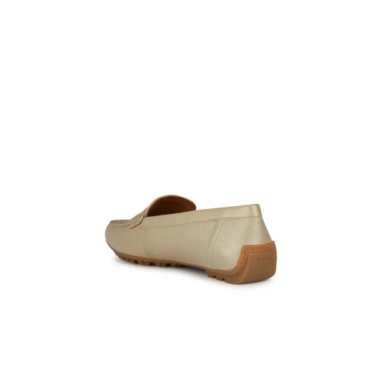 Geox Kosmopolis + Grip Women's Loafers Light Gold 38 Breathable Outsole - Geox - Image 5