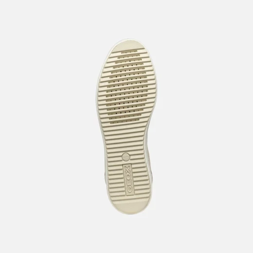 BLOMIEE Woman's Papyrus Low Cut Sneaker: Breathable Leather-Effect & Suede Design with Side Zip Closure for Sporty-Chic Comfort, Size 36, Everyday Casual Wear - Geox - Image 6