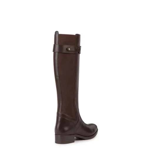 Geox Felicity Woman Coffee Leather Breathable Shoes Size 36 with Patented Sole Technology. Waterproof and Comfortable Design for Everyday Wear. Fast Delivery and Easy Exchange - Geox - Image 4