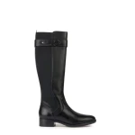 Geox Felicity Woman Black Leather Breathable Shoes Size 36 Featuring Patented Waterproof Membrane for Optimal Foot Comfort and Temperature Regulation, Fast Delivery Available - Geox