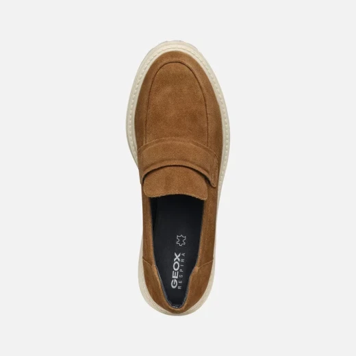 Geox Iridea Woman Loafers Brown Suede Comfortable Breathable 41 - Geox - Image 4