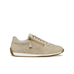 Calithe Woman Suede Sneakers Taupe 39 Side-Zip Closure Casual Shoes