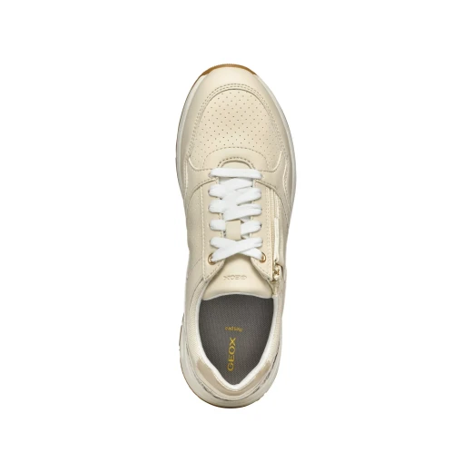 Bulmya Woman Papyrus Sneakers with Side Zip Closure, Casual Design, Breathable, Lightweight, and Leather Effect & Python Print Combination for Sporty Chic Looks. Size 38 Available. - Geox - Image 10