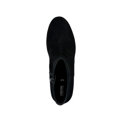 Geox Eleana Woman Black Leather Breathable Shoes Size 37 Featuring Patented Technology for Ultimate Comfort and Temperature Regulation, Waterproof Membrane, and Fast Delivery - Geox - Image 6