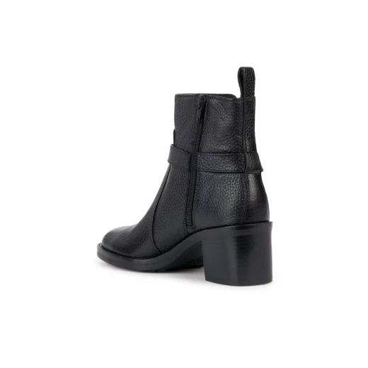 Geox Giulila Woman's Black Leather Breathable Shoes Size 37, Featuring Waterproof Membrane and Classic Design for All Day Comfort and Style - Geox - Image 5