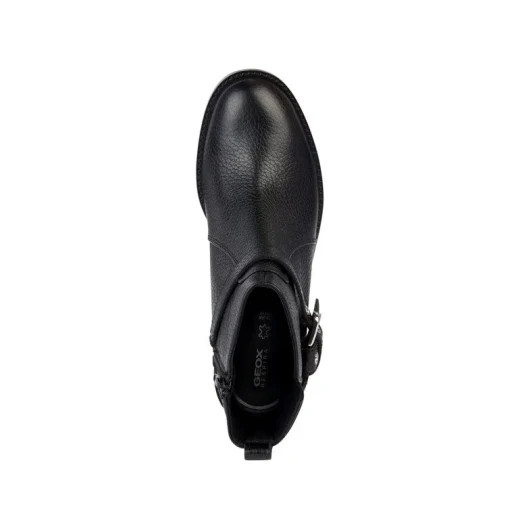 Geox Giulila Woman's Black Leather Breathable Shoes Size 37, Featuring Waterproof Membrane and Classic Design for All Day Comfort and Style - Geox - Image 6