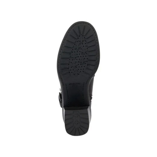 Geox Giulila Woman's Black Leather Breathable Shoes Size 36 with Patented Waterproof Technology for All Day Comfort. Fast Delivery Available. - Geox - Image 7