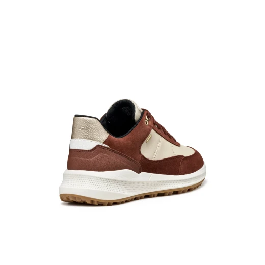 Geox PG1X ABX Woman Waterproof Sneakers Papyrus 37 Featuring Leather and Suede Construction for Breathability and Grip, Ideal for Wet Weather Conditions - Geox - Image 4