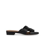 Geox New Eraklia 15 Women's Flat Sandals Black Leather 38 Lightweight Breathable Summer Footwear Elegant Design Comfortable for City Wear D4580A.00043.C9999