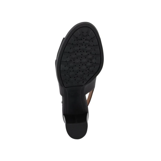 Walk Pleasure 85S Women's High Heeled Sandals Black Leather Size 41 Lightweight Breathable Comfortable Stylish Day to Night Wear - Image 5