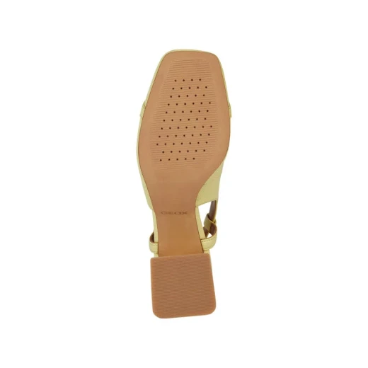 Geox Coronilla Women's Slingback Shoes Light Yellow Square Toe 39 - Geox - Image 7