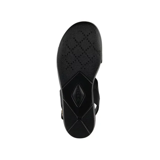 Geox Xand 2.2S Women's Leather Wedge Sandals Black Color Size 36 Comfortable and Breathable Design Summer Footwear Stylish City Styling D45M1A.00043.C9999 - Geox - Image 6