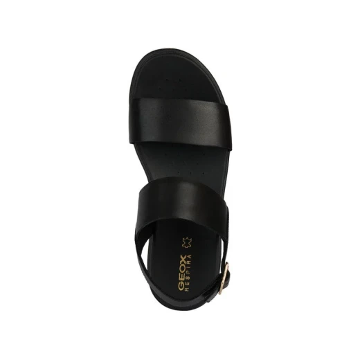 Geox Xand 2.2S Women's Leather Wedge Sandals Black Color Size 36 Comfortable and Breathable Design Summer Footwear Stylish City Styling D45M1A.00043.C9999 - Geox - Image 7