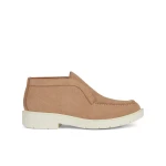 Geox Spherica EC1 Woman Ankle Boot Dark Skin Tone Suede Slip On Ultra Cushioning Breathable Desert Boot Design 36 Perfect for City Wear Comfortable and Stylish - Geox