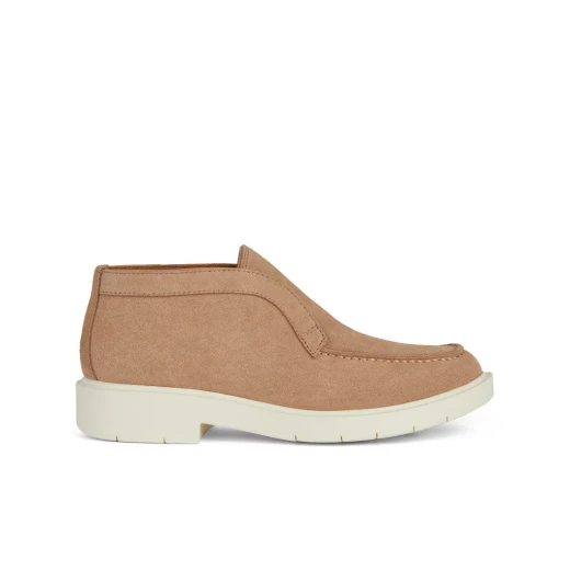 Geox Spherica EC1 Woman Ankle Boots Dark Skin Suede Slip On Ultra Cushioning Breathable Desert Boot Design Size 40 Perfect For City Wear And Easy Exchange - Image 2