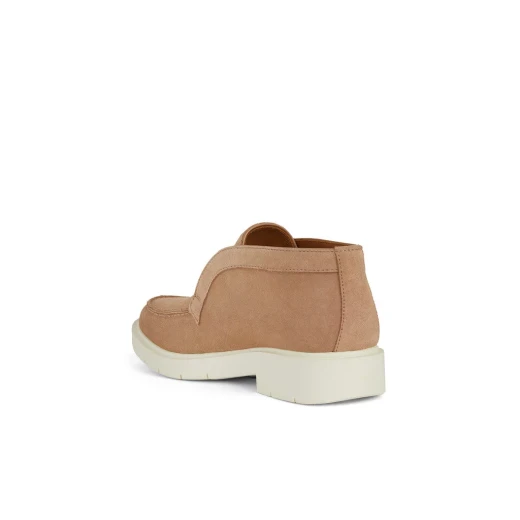 Geox Spherica EC1 Woman's Slip On Ankle Boot in Dark Skin Suede, Ultra Cushioning, Breathable, Desert Boot Design, Size 38, Perfect for City Wear - Image 4