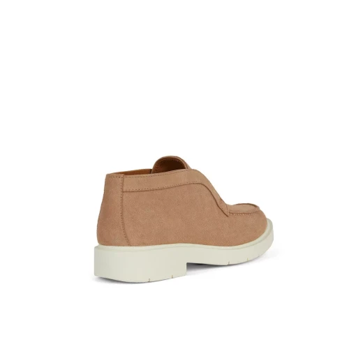Geox Spherica EC1 Woman Ankle Boot Dark Skin Tone Suede Slip On Ultra Cushioning Breathable Desert Boot Design 36 Perfect for City Wear Comfortable and Stylish - Geox - Image 5
