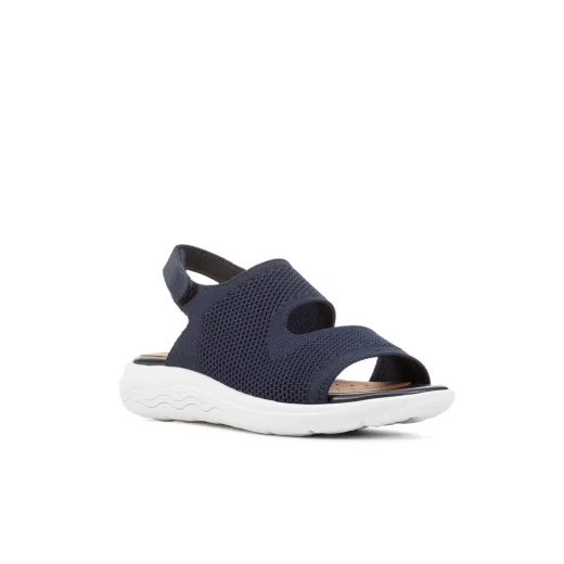 Geox Spherica EC5 Woman's Sandal Navy Blue Lightweight Breathable Comfort 37 Knitted Fabric Designed for Warm Weather and Everyday Wear - Geox - Image 3