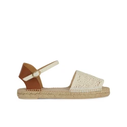 Geox Lampedusa Women's Sandals Breathable Espadrille Style Sand 36