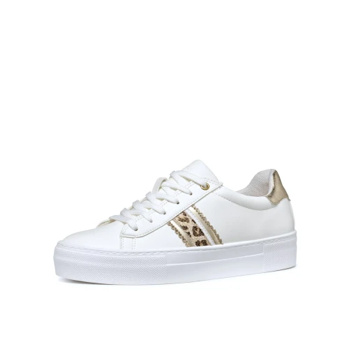 Geox Claudin Woman's Sneakers White Leather Effect Breathable Lightweight Casual Shoes Size 36 Comfortable for Everyday Wear Fast Delivery Easy Exchange - Geox - Image 11