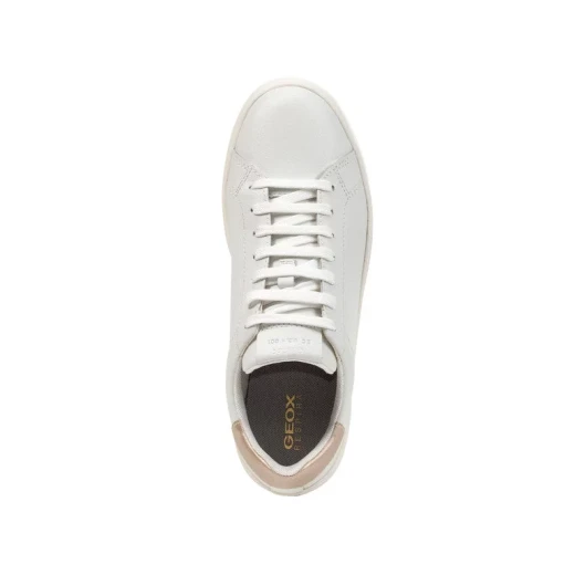 Geox Spherica ECUB Woman Sneakers White 36 Ultra Breathable Cushioned Coated Leather Pearlescent Material Sporty Chic Everyday Footwear Fast Delivery Easy Exchange - Geox - Image 6