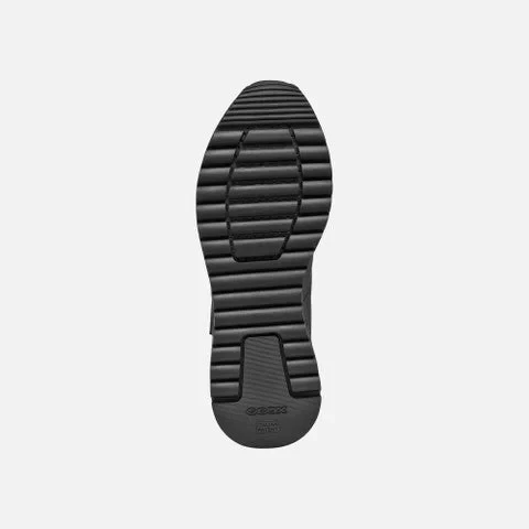 Desya Woman Low Cut Sneakers Black Suede and Nappa Leather 36 - Geox - Image 5