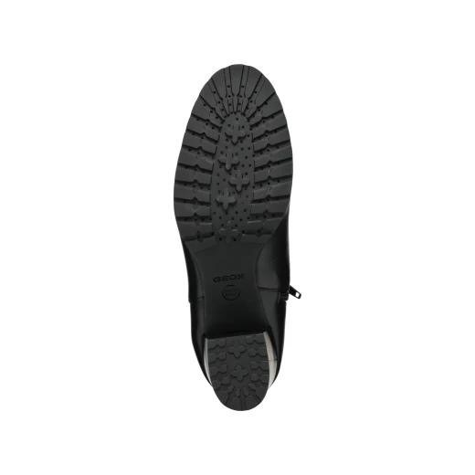 Geox New Lise ABX Women's Ankle Boots in Black, Size 36. Breathable Leather with Block Heel and Rounded Toe. Perfect for Comfort and Style. Fast Delivery and Easy Exchange. - Geox - Image 14