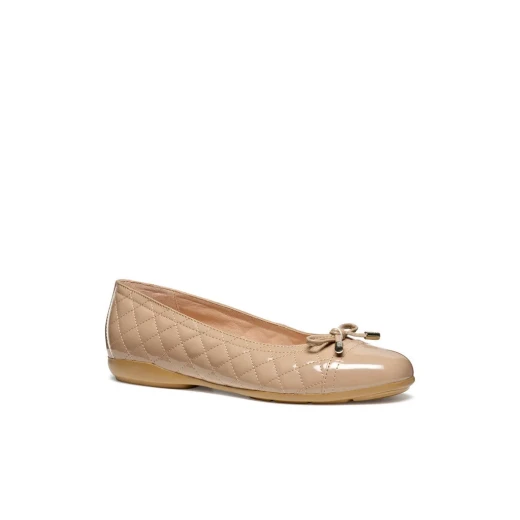 Annytah Woman Ballet Flats Patent Caramel Size 37 Breathable Comfort - Geox - Image 12