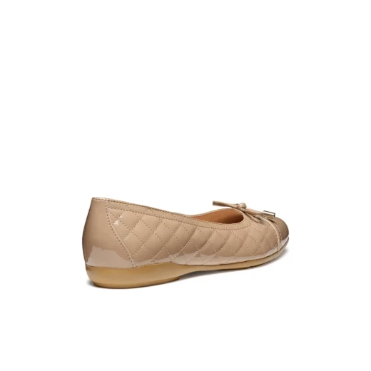 Annytah Woman Ballet Flats Patent Caramel Size 37 Breathable Comfort - Geox - Image 7